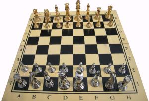 不锈钢铸造国际象棋工艺品